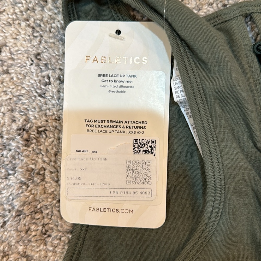 Fabletics Bree Lace Up Tank - Picture 4 of 5